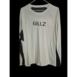Gillz Men's Long Sleeve UV Tournament Series V- High Rise Gray Size L (C27)